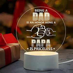 2025 hommes lumière LED <span class=keywords><strong>bonne</strong></span> fête des pères <span class=keywords><strong>cadeau</strong></span> pour <span class=keywords><strong>papa</strong></span> fête décoration fournitures en boîte numéro forme idées cadeaux pour <span class=keywords><strong>papa</strong></span> - Product Image 2