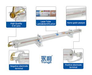 Yongli R5 100 wát 120 Wát CO2 Ống <span class=keywords><strong>Laser</strong></span> 1450 mét làm mát bằng nước hệ thống cho công nghiệp cắt & đánh dấu - Product Image 2