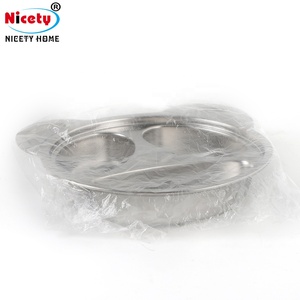 Venta caliente cinco divisor de acero inoxidable 304 bandeja de comida para <span class=keywords><strong>ni</strong></span>ños - Product Image 6