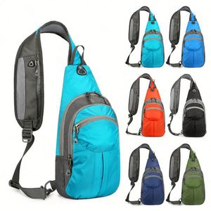 Sac banane de randonnée unisexe en polyester imperméable avec fermeture éclair, nouveau style vintage, personnalisable avec logo, pour hommes et femmes - Product Image 1