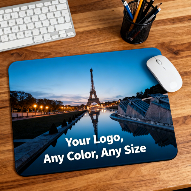 Custom Design Premium Fashion Rubber Rectangle Table Mats UV Durable Non-Toxic Custom Thickness Multiple Diameter Promotional