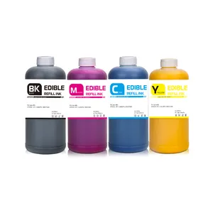 1000ml Coffee Cakes Printing Ink 5 color Food ink Edible printer Ink For coffee printers