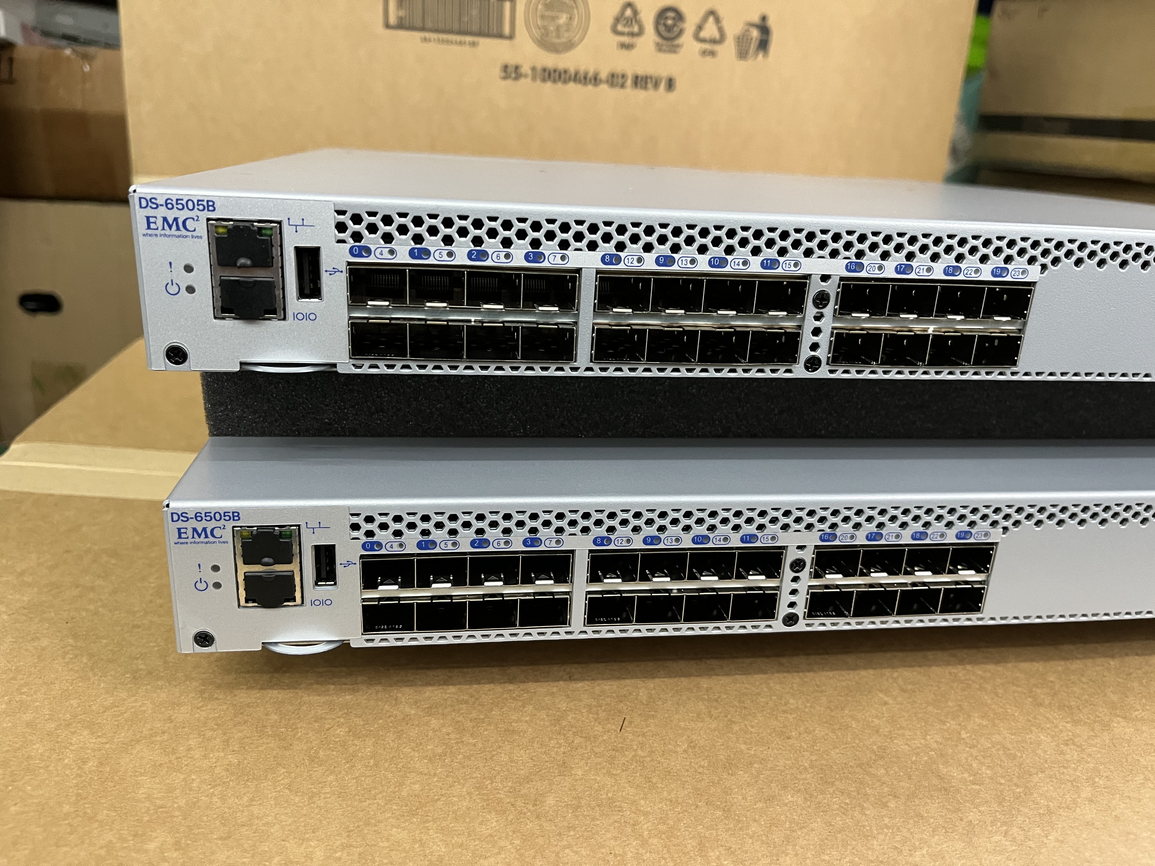 EMC DS-6505B 24-Port 16gb Brocade 6505-12-16G FC SAN Switch