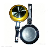 Mini poêle à frire en aluminium épaissi avec poignée en plastique, ensemble d'ustensiles de cuisson antiadhésifs, casserole antiadhésive