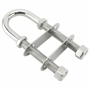 Stainless Steel 316 Bow Stern Eye U-Bolt Boat Marine Rigging Cleat