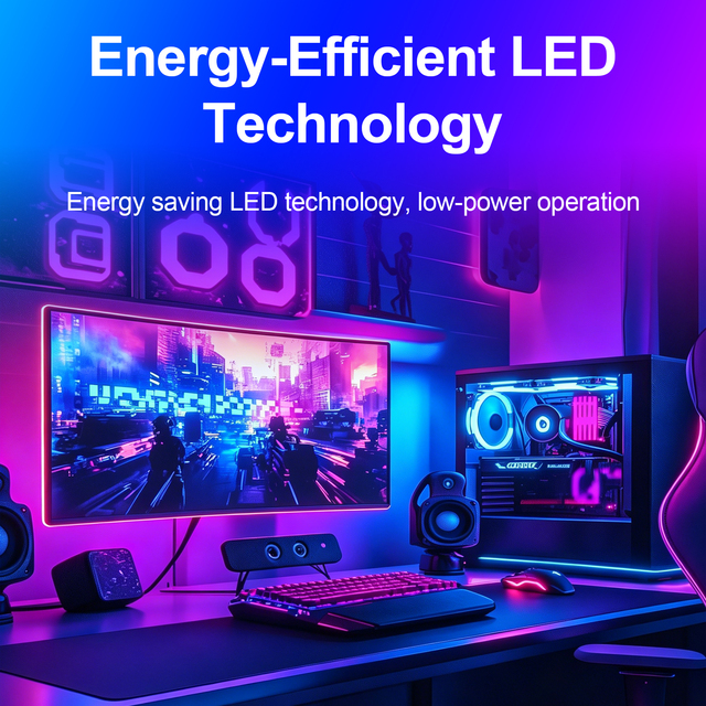 Dual 2.0 WiFi TV Sync Box Backlight Kit 5050 RGB LED Strip Light Music Scene Sync for Gaming Monitor Home Theater