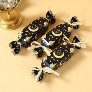 6 Pezzi Scatole Regalo Eid Mubarak Sacchetti di Carta per Dolci Ramadan per Forniture per <span class=keywords><strong>Feste</strong></span> <span class=keywords><strong>Islamiche</strong></span> Musulmane Scatole Regalo Decorative a Forma di Luna per Eid - Product Image 5