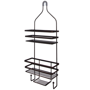 Modern Chromed Metal Bathroom Wire <strong>Hanging</strong> Rack <strong>Shower</strong> <strong>Caddy</strong> - Product Image 2