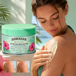 Manteca Corporal Reparadora de Hidratación Profunda con Logotipo Personalizado, Sin Parabenos, Nutritiva para Todo el Cuerpo, con Aceite de Coco, para Después del Sol - Product Image 1