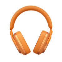 Audífonos Over-Ear Color Naranja Quemado, Diseño de Tela Premium, Llamadas Nítidas, Cancelación de Ruido Activa (ANC) para Trabajo Remoto