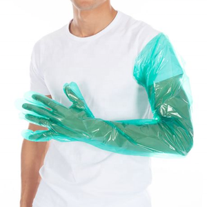 Long gant jetable longueur plastique souple LDPE <span class=keywords><strong>film</strong></span> gant vétérinaire - Product Image 5