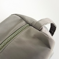 Trousse de Toilette Imperméable en Nylon Grande Capacité avec Fermeture Éclair pour Voyage d'Affaires et Salle de Sport