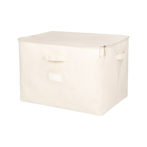 Wabi Sabi All Cotton <b>Storage</b> Box Rectangle Large Capacity <b>Clothes</b> Organizer For Wardrobe Quilt Solid Color - Product Image 5