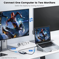 Commutateur bidirectionnel HDMI 8K 2 entrées 1 sortie et 1 entrée 2 sorties compatibles pour Firestick, Xbox PS4 Roku HDTV et plus