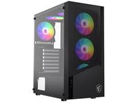 Boîtier de jeu MSI PAG SHIELD 200L Mid Tower, verre trempé, ARGB, châssis d'ordinateur de bureau, compatible avec les cartes mères ATX, MATX, ITX