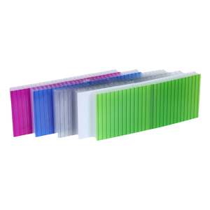 <span class=keywords><strong>Plaque</strong></span> de connexion rectangulaire à sept parois de haute qualité <span class=keywords><strong>30mm</strong></span> 40mm 50mm pour toiture de serre en <span class=keywords><strong>polycarbonate</strong></span>, <span class=keywords><strong>plaque</strong></span> alvéolaire PC pour éclairage solaire - Product Image 5
