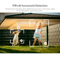Caméra de sécurité avec carte SIM cellulaire 4G LTE, alimentée par énergie solaire, vision nocturne couleur, caméra 4G 2MP, extérieure, H.265, caméra IP Wifi solaire