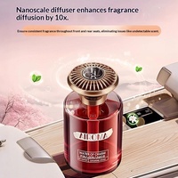 Diffuseur d'air pour voiture en verre, parfum longue durée, parfum léger, unisexe, parfum d'intérieur haut de gamme, désodorisant, porte-gobelet