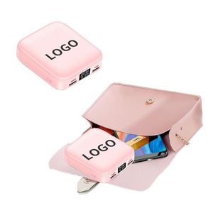 Portable 20000mah Power Bank Custom Mini Size Pink Color Fast <b>Charging</b> Mirror Powerbank with Logo - Product Image 4