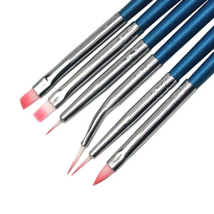Pinceau à ongles en nylon pour nail art, stylo de peinture UV, brosse de gravure pour cristaux, pinceau de précision pour dessin floral - Product Image 2