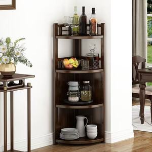 <b>Corner</b> <b>cabinet</b>, wall <b>corner</b> <b>cabinet</b>, triangular <b>corner</b> <b>cabinet</b>, living room sofa side <b>cabinet</b>, solid wood kitchen storage rack, - Product Image 3