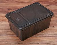 Cage d'élevage pour reptiles en plastique transparent/noir - Différentes tailles - Cage pour animaux de compagnie pour l'élevage des reptiles