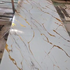 Panneau mural en PVC en gros, peinture UV haute brillance, imitation pierre plastique, panneau de fond <span class=keywords><strong>Pandora</strong></span> Rock, excellente découpe - Product Image 4
