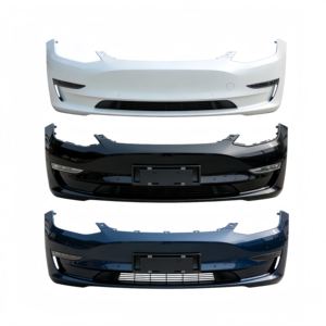 YUCHI OE 1493736-SC-A Nuevo Panel de Cubierta de Parachoques Delantero con Soportes para Asistencia de Estacionamiento para Tesla Model Y 2020-2024 - Product Image 4