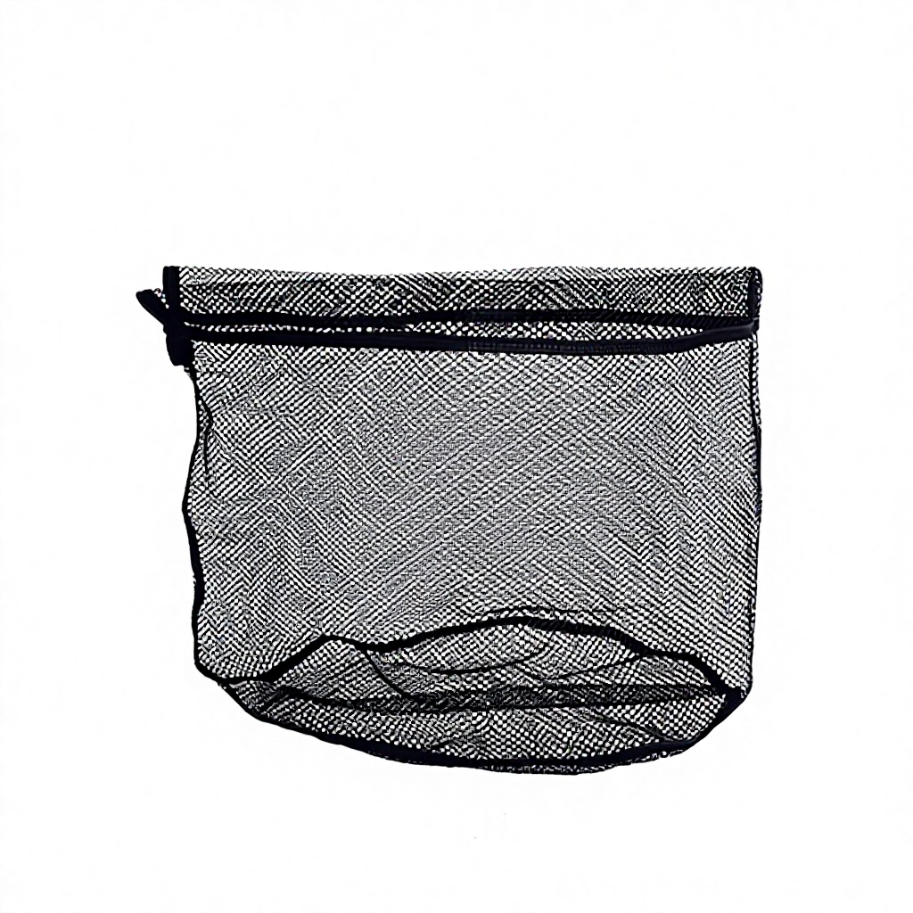 Poche filet en fibre de polyester noire