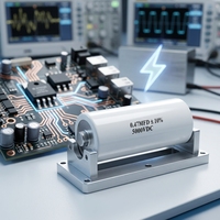 Condensateur résonant CA chauffé pour induction électromagnétique haute fréquence 700Vac 1uF 70A 50Khz Modèle PTR-700-1