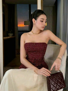 Vestido Corto de Tirantes Finos con Volantes para Mujer, Estilo Elegante y Transpirable, Hecho en Vietnam, de Chifón, para Todas las Temporadas - Product Image 6