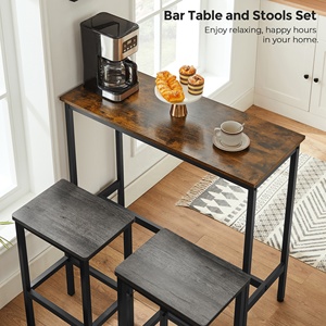 <span class=keywords><strong>VASAGLE</strong></span> Banc de salle à manger en gros Tabouret de petit-déjeuner <span class=keywords><strong>Chaises</strong></span> pour cuisine Salle à manger Salon Tabourets de bar Lot de 2 - Product Image 6