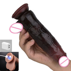 Hochwertiger echter Hautdildo Sex-Spielzeug für Männer und Frauen <span class=keywords><strong>Vibrator</strong></span> <span class=keywords><strong>Dildo</strong></span> - Product Image 1