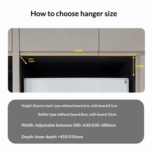 Washing Machine Pull-out <strong>Clothes</strong> Drying Rack Hanging Device Hidden Multi-function Pants Rack Telescopic Slide <strong>Rail</strong> Hardware - Product Image 5