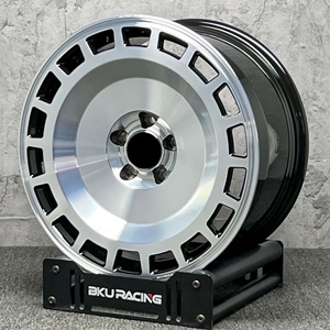 Rines Bku Forged 5x112 para <span class=keywords><strong>Mercedes</strong></span> Benz Clase E W212 W213 E350 <span class=keywords><strong>E400</strong></span> E500 de 18, 19 y 20 Pulgadas en Negro con Acabado Mecanizado - Product Image 3