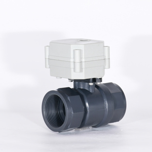 Tonheflow 1 1/4 "DN32 giảm cổng 26mm 2 chiều 2 chiếc 12V 24V nhựa PVC van bi cơ giới - Product Image 4