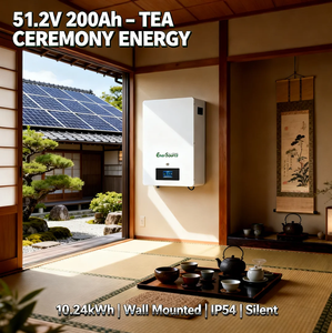 Baterai Lithium 51.2V 48V 200Ah 10kWh untuk Sistem Surya yang Dipasang di Dinding - Product Image 5
