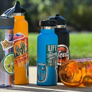 Impresión de Stickers Personalizados de Vinilo Troquelados, Pegatinas Adhesivas Impermeables de PVC con Logotipo de Empresa, Calcomanías Transparentes de Dibujos Animados - Product Image 2