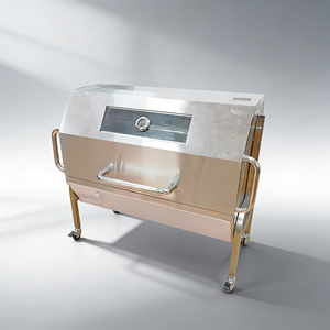 Nouveau barbecue rotatif en acier inoxydable robuste pour camping en extérieur, idéal pour porc, agneau et <span class=keywords><strong>poulet</strong></span> entiers - Product Image 1