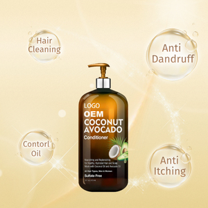 OEM Organic Natural Anti-Hair Loss Lice Repair Hair Avocado <strong>Coconut</strong> <strong>Conditioner</strong> - Product Image 2