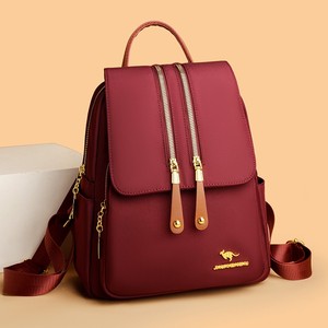 <span class=keywords><strong>Sac</strong></span> à dos <span class=keywords><strong>pour</strong></span> femme en nylon de haute qualité, couleur unie, imperméable, <span class=keywords><strong>sac</strong></span> de voyage de luxe, fermeture éclair, <span class=keywords><strong>sac</strong></span> à bandoulière décontracté <span class=keywords><strong>pour</strong></span> l'école, <span class=keywords><strong>pour</strong></span> filles - Product Image 3