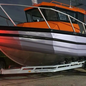 Bateaux de pêche en aluminium Gospel Boats de 7,5 m (25 pieds), bateau de croisière à cabine centrale facile à naviguer avec <span class=keywords><strong>un</strong></span> chemin de marche autour du bateau, <span class=keywords><strong>prix</strong></span> <span class=keywords><strong>d</strong></span>'usine - Product Image 1