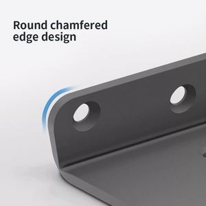 Support de panneau en acier triangulaire KAERBAIDE, support <span class=keywords><strong>invisible</strong></span> à charge lourde, cadre de support, étagère de séparation, suspension fixe - Product Image 4