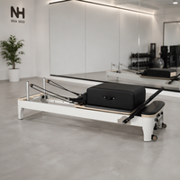 Reformer Pilates Commercial en Bois Multifonctionnel Portable pour la Rééducation et l'Entraînement en Studio ou à Domicile