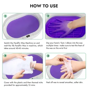 Produsen Spa China, Perawatan Kulit Berkualitas Tinggi, Lilin Parafin untuk Pemutih Tangan dan Kaki, Menghilangkan Kerutan - Product Image 6