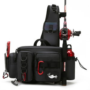 Bolsa de Cintura Multifuncional Personalizada para Exteriores, Pesca, Viajes, Táctica, Bandolera, Impermeable, de Poliéster, con Cierre de Cremallera - Product Image 1