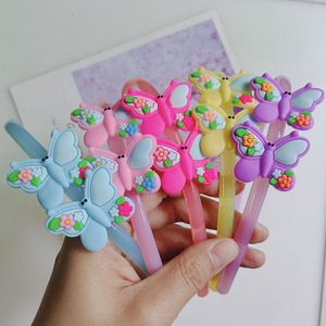 Nuovo Designer colorato Multi stile Kawaii fiore cerchietto capelli dolci <span class=keywords><strong>Cilp</strong></span> per le bambine accessori - Product Image 4