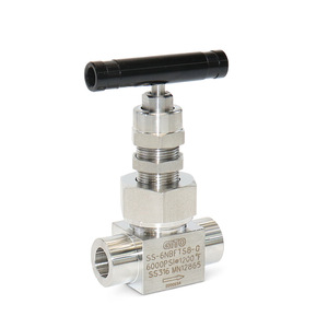 Vanne à aiguille haute pression GITO, type bouchon de valve, durable pour conditions d'utilisation difficiles, vanne haute température - Product Image 1