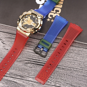 16 มม.สายนาฬิกาซิลิโคนสำหรับจีช็อค GA-110 <span class=keywords><strong>GM</strong></span>-110 GA-100 GA-120 GD-400 เรซิ่น TPU ยาง QUICK RELEASE สายนาฬิกา - Product Image 4