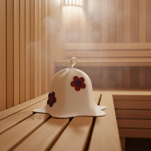 Men's Luxury Eco-Friendly Soft Thermal Felt Beanie with Adjustable Custom Logo for Spa <b>Sauna</b> Bath & Outdoor Use Warm Insulated - Product Image 3